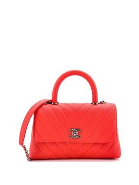 Chanel Coco Top Handle Bag Chevron #322614C48B